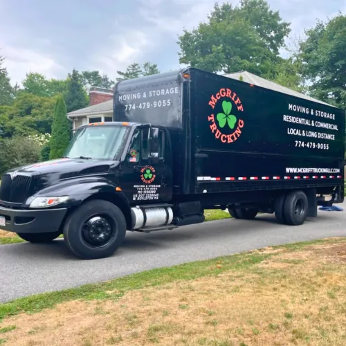 McGriff Trucking moving crew loading a truck